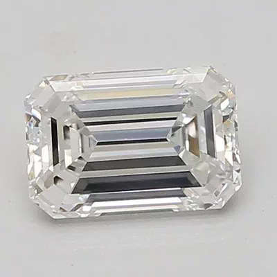 1.49ct E VVS2 Rare Carat Ideal Cut Emerald Lab Grown Diamond