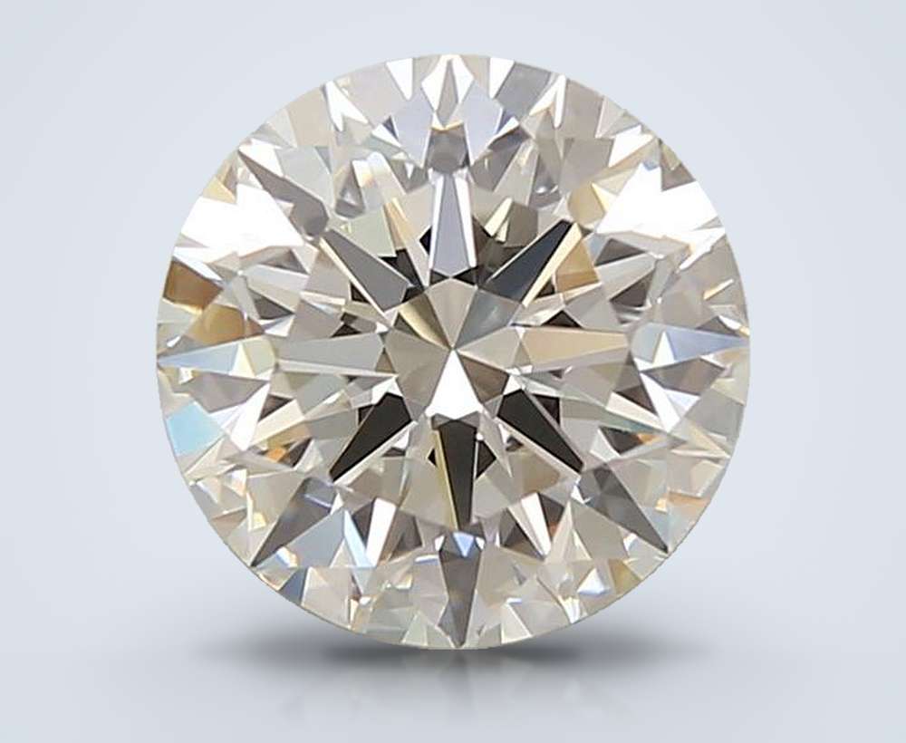3.01ct E VVS1 Rare Carat Ideal Cut Round Lab Grown Diamond