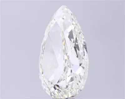 25.06ct H VVS2 Rare Carat Ideal Cut Pear Lab Grown Diamond