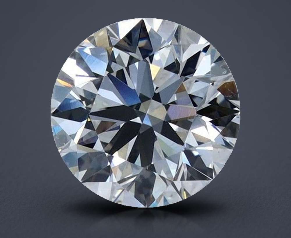 2.51ct G VS2 Rare Carat Ideal Cut Round Diamond