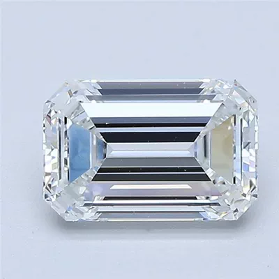 1.57ct E VVS2 Very Good Cut Emerald Diamond