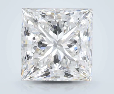 6.22ct F VS1 Rare Carat Ideal Cut Princess Lab Grown Diamond