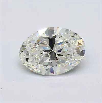 3.01ct H VVS2 Rare Carat Ideal Cut Oval Diamond