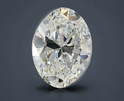 3.01ct H VVS2 Rare Carat Ideal Cut Oval Diamond