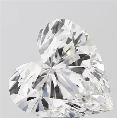 9.03ct F VVS2 Rare Carat Ideal Cut Heart Lab Grown Diamond