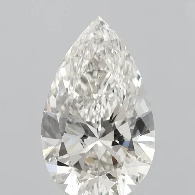 2.01ct H VS1 Rare Carat Ideal Cut Pear Lab Grown Diamond