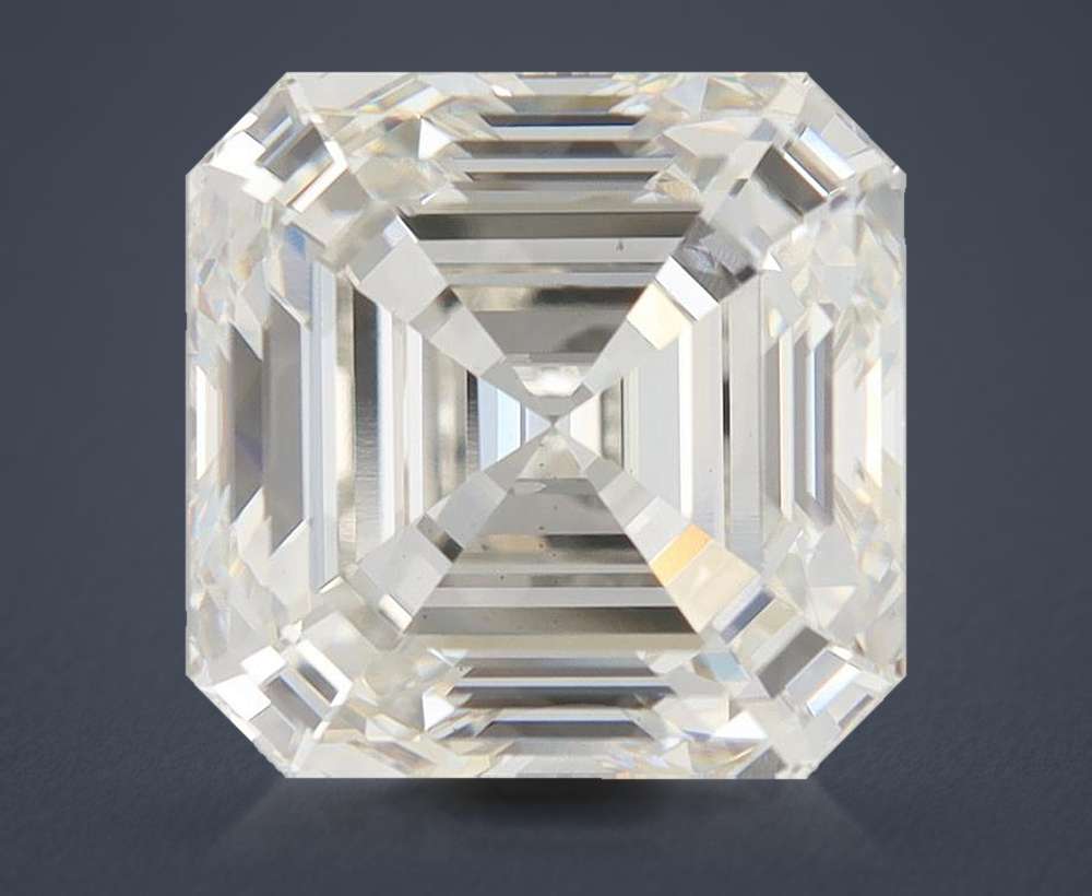 6.23ct H VS1 Rare Carat Ideal Cut Asscher Lab Grown Diamond