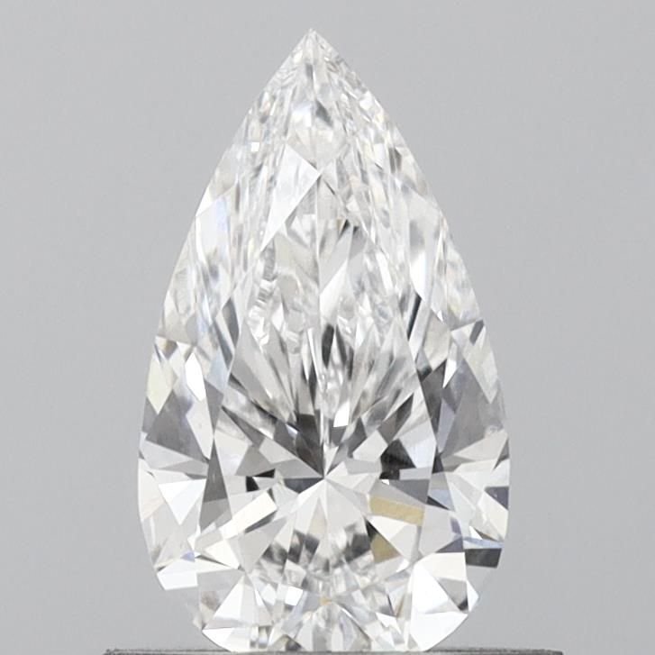 0.70ct D VVS2 Rare Carat Ideal Cut Pear Lab Grown Diamond