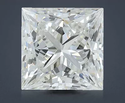 2.52ct H VS1 Rare Carat Ideal Cut Princess Lab Grown Diamond