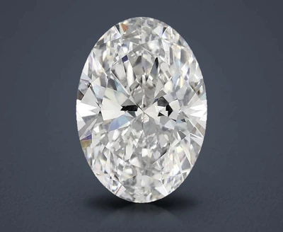 1.59ct E VS2 Rare Carat Ideal Cut Oval Lab Grown Diamond