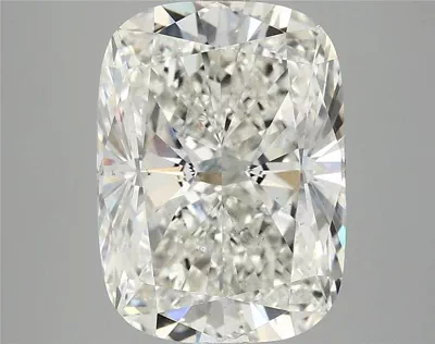 5.01ct H VS2 Rare Carat Ideal Cut Cushion Lab Grown Diamond