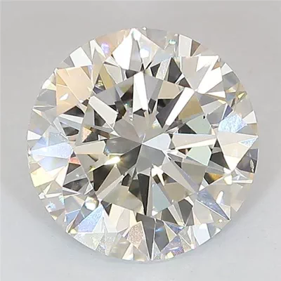3.01ct J SI1 Excellent Cut Round Lab Grown Diamond