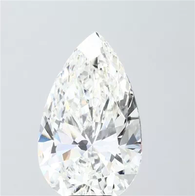10.08ct G VVS2 Rare Carat Ideal Cut Pear Lab Grown Diamond