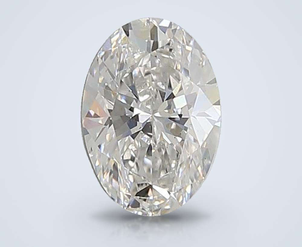 0.95ct E VS2 Rare Carat Ideal Cut Oval Lab Grown Diamond