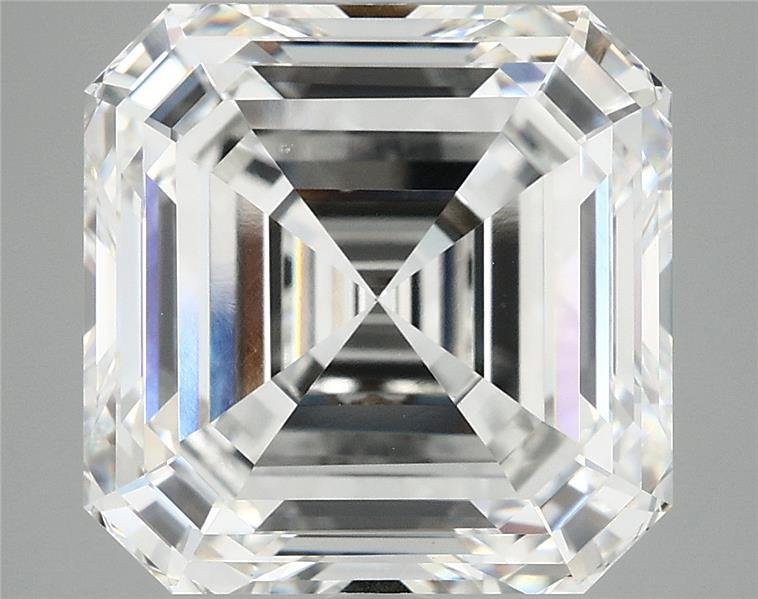 9.05ct F VS1 Excellent Cut Asscher Lab Grown Diamond