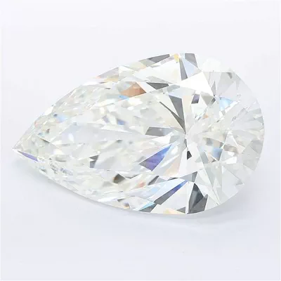 13.07ct F VVS2 Rare Carat Ideal Cut Pear Lab Grown Diamond