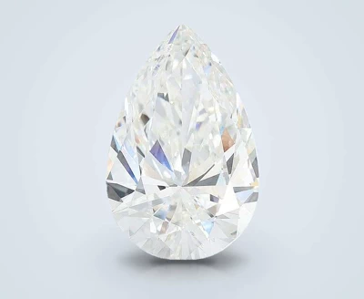 13.07ct F VVS2 Rare Carat Ideal Cut Pear Lab Grown Diamond