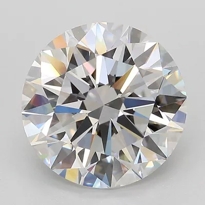 4.01ct D VVS2 Excellent Cut Round Lab Grown Diamond