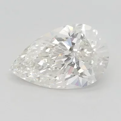 1.50ct H VVS2 Rare Carat Ideal Cut Pear Lab Grown Diamond