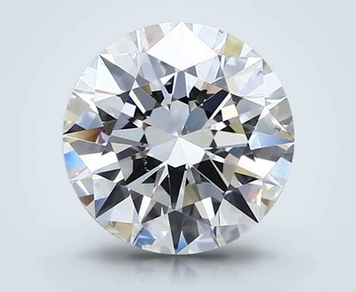 3.01ct I SI1 Rare Carat Ideal Cut Round Diamond