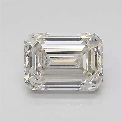 1.02ct I VVS2 Rare Carat Ideal Cut Emerald Lab Grown Diamond