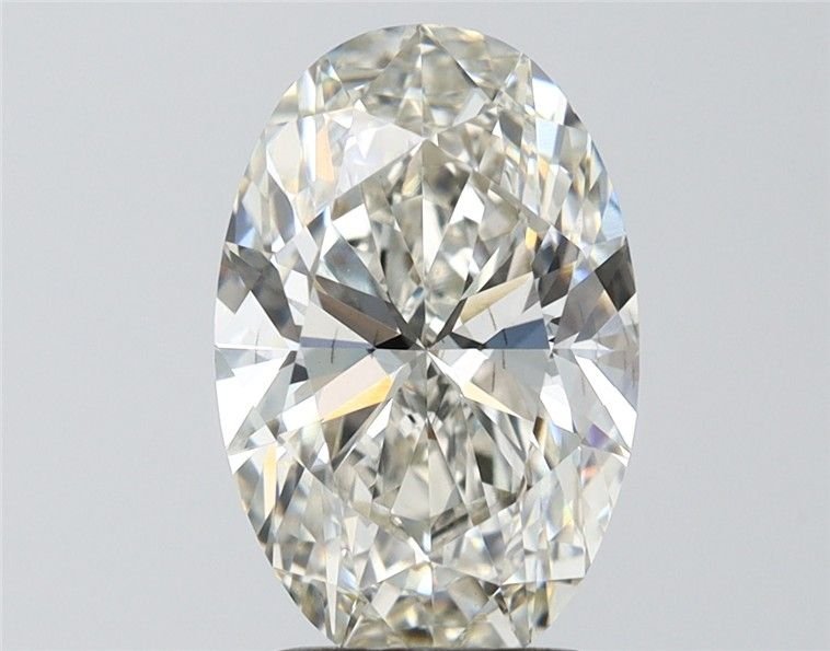 3.06ct H VS2 Rare Carat Ideal Cut Oval Lab Grown Diamond