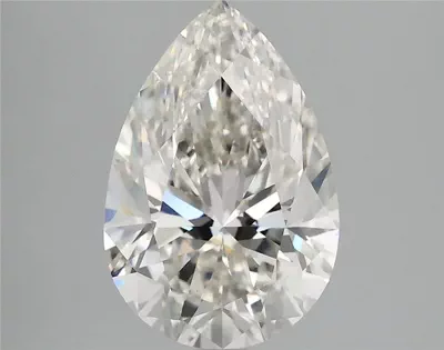 3.00ct H VS2 Rare Carat Ideal Cut Pear Lab Grown Diamond