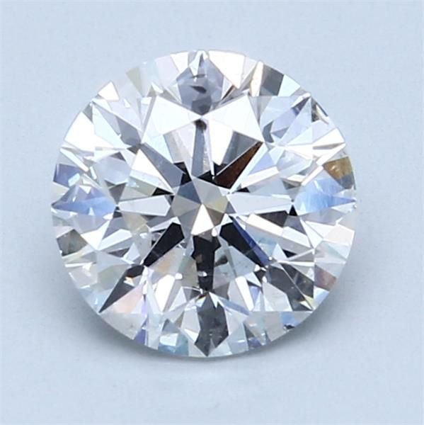 1.70ct D SI2 Rare Carat Ideal Cut Round Diamond