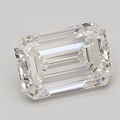 2.74ct E VS2 Rare Carat Ideal Cut Emerald Lab Grown Diamond