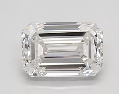 0.84ct E VVS2 Excellent Cut Emerald Lab Grown Diamond