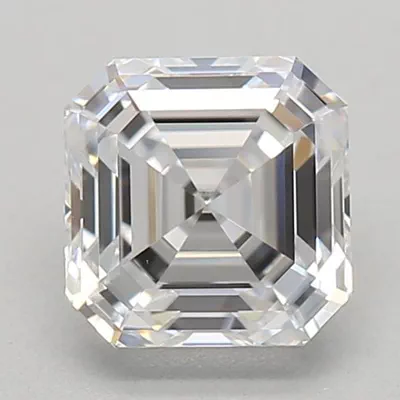 0.70ct D VVS1 Rare Carat Ideal Cut Asscher Lab Grown Diamond