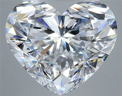 8.04ct D FL Rare Carat Ideal Cut Heart Diamond