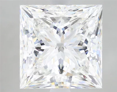 3.60ct F VVS2 Rare Carat Ideal Cut Princess Lab Grown Diamond
