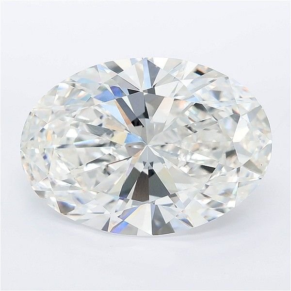 13.56ct F VVS2 Rare Carat Ideal Cut Oval Lab Grown Diamond
