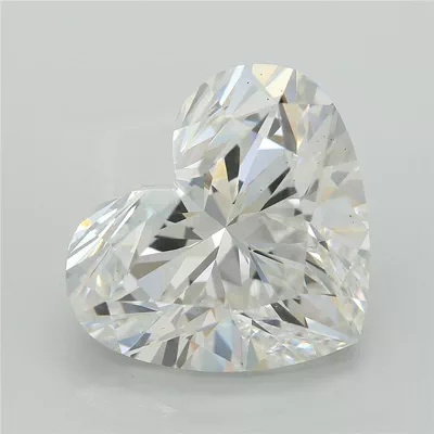5.27ct E VS2 Rare Carat Ideal Cut Heart Lab Grown Diamond