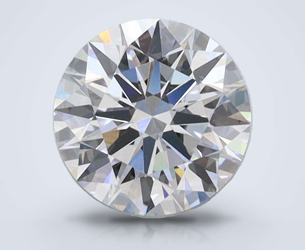 1.08ct D VVS2 Rare Carat Ideal Cut Round Lab Grown Diamond