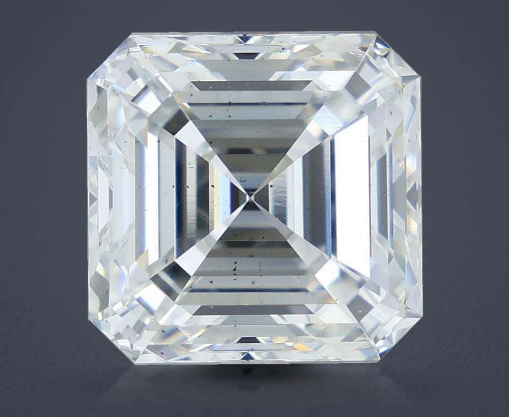 7.84ct E SI1 Rare Carat Ideal Cut Asscher Lab Grown Diamond