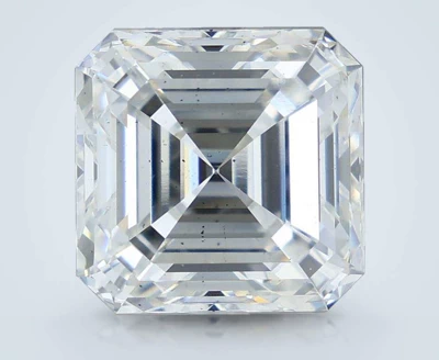 7.84ct E SI1 Rare Carat Ideal Cut Asscher Lab Grown Diamond