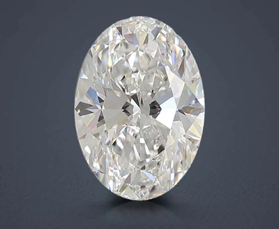 3.06ct E VS1 Rare Carat Ideal Cut Oval Lab Grown Diamond