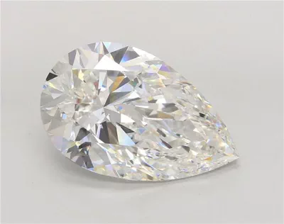 20.20ct F VS1 Rare Carat Ideal Cut Pear Lab Grown Diamond
