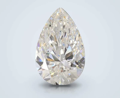 20.20ct F VS1 Rare Carat Ideal Cut Pear Lab Grown Diamond