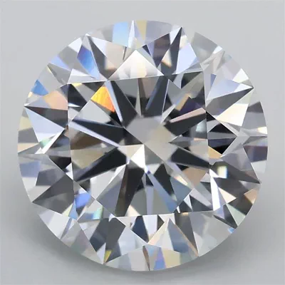 3.71ct D VS1 Rare Carat Ideal Cut Round Lab Grown Diamond