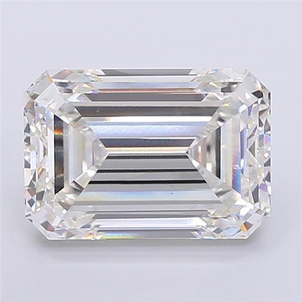 11.36ct F VVS1 Rare Carat Ideal Cut Emerald Lab Grown Diamond