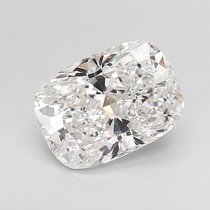 2.54ct F VVS2 Rare Carat Ideal Cut Cushion Lab Grown Diamond