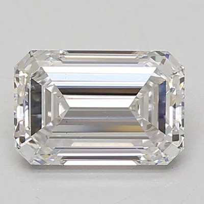 1.89ct E VS1 Rare Carat Ideal Cut Emerald Lab Grown Diamond