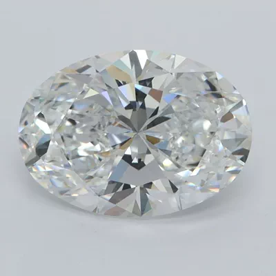 2.52ct D VVS1 Rare Carat Ideal Cut Oval Lab Grown Diamond
