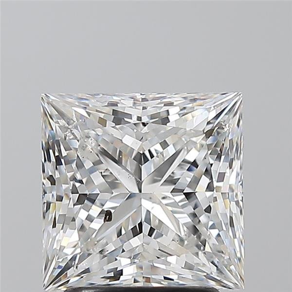 2.50ct F SI2 Rare Carat Ideal Cut Princess Diamond