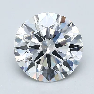 1.72ct F SI1 Rare Carat Ideal Cut Round Diamond