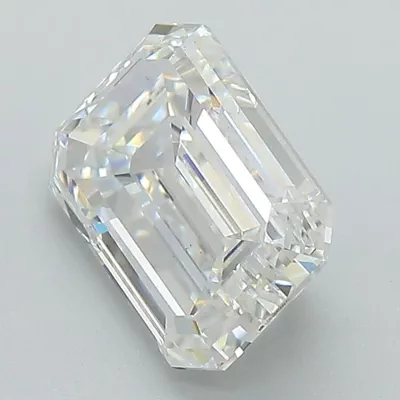 2.51ct E VS2 Very Good Cut Emerald Lab Grown Diamond