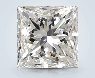 0.97ct D VVS2 Rare Carat Ideal Cut Princess Lab Grown Diamond
